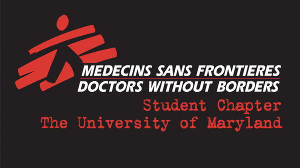 Logo for Doctors Without Borders/Médecins Sans Frontières Student Chapter at the University of Maryland