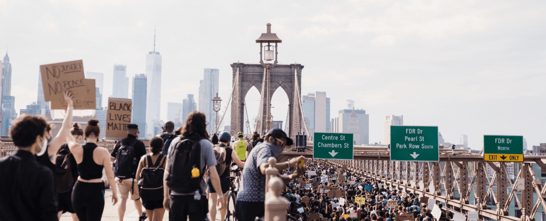 BLM march in NYC