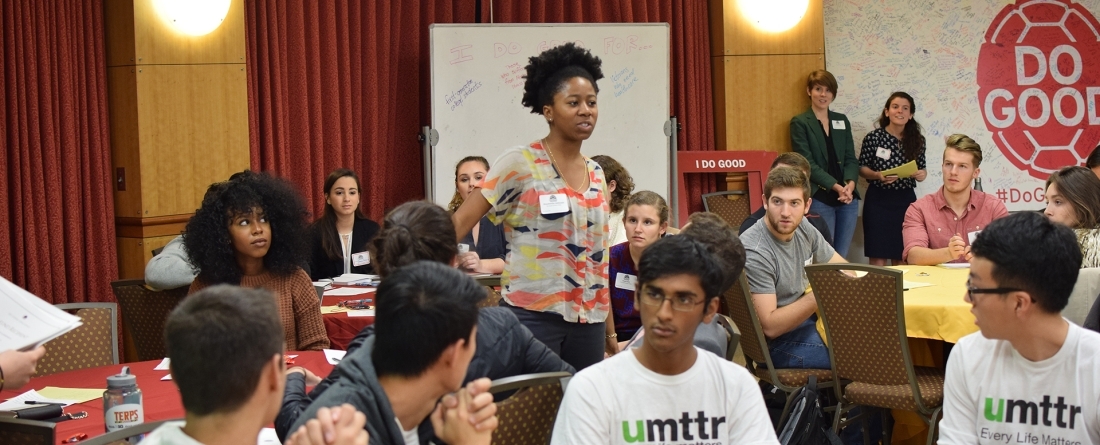 Students gathered during our Do Good Catalyst event, preparing teams for Mini-Grants and the Challenge